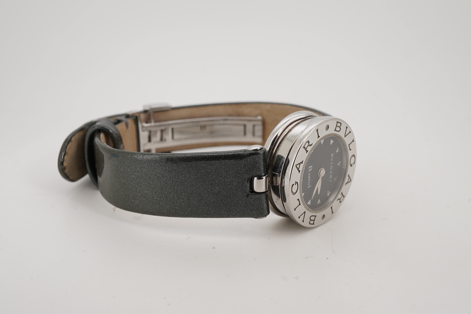 A lady's recent stainless steel Bulgari B-zero 1 quartz wrist watch
